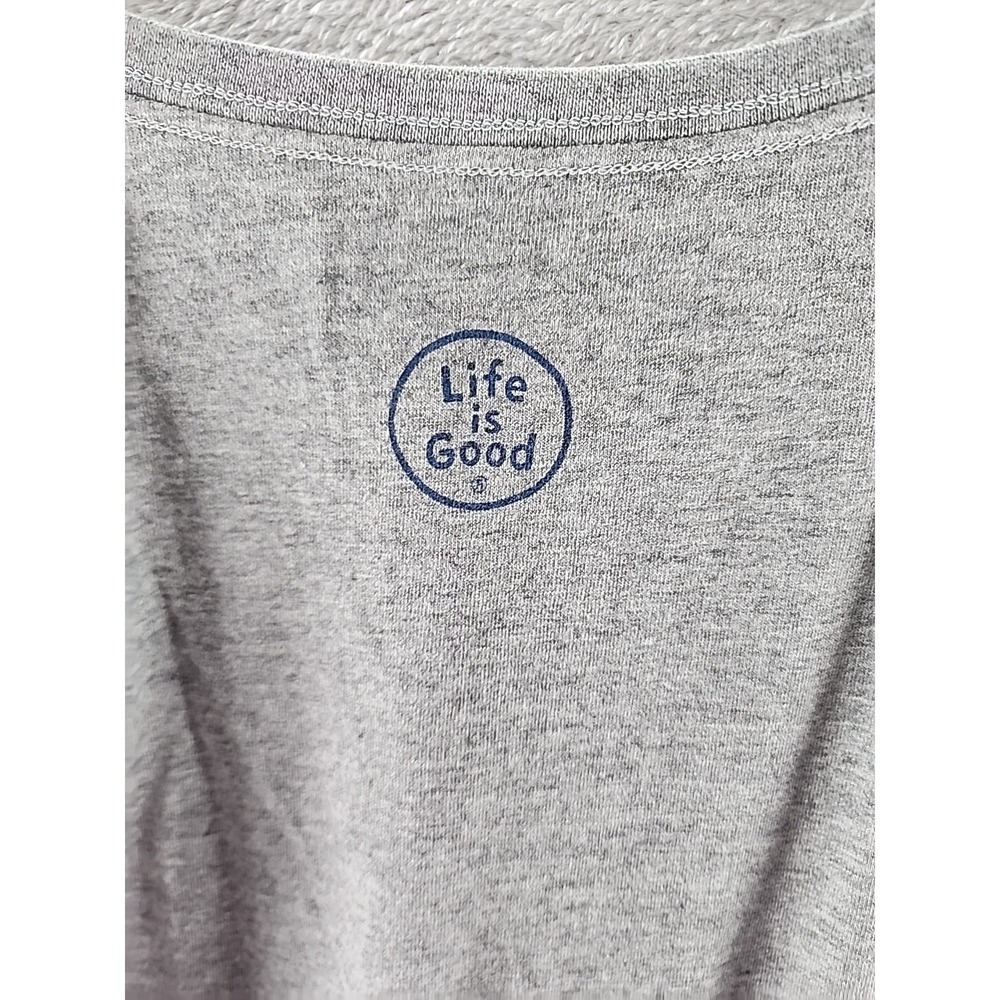 Life Is Good Shirt Womens XL Thankful & Grateful Doctor Nurse Crusher Gray Tee - Picture 8 of 9
